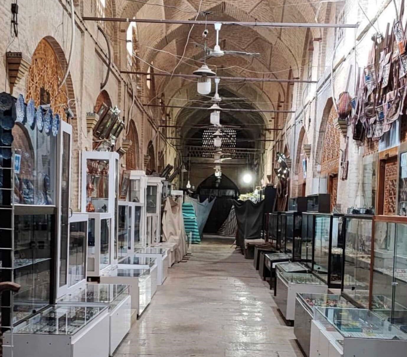 The bazaar in Shiraz on strike to support the protest. November 15, 2022