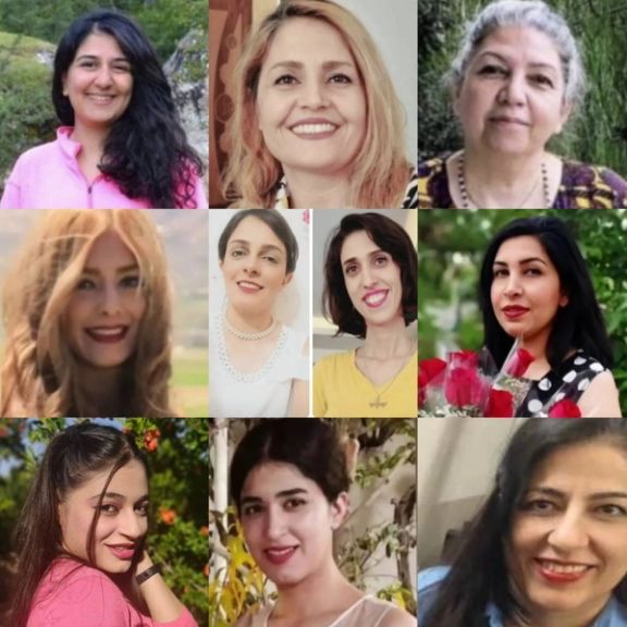 تصویری از ۱۰ زن بهائی بازداشت شده در اصفهان