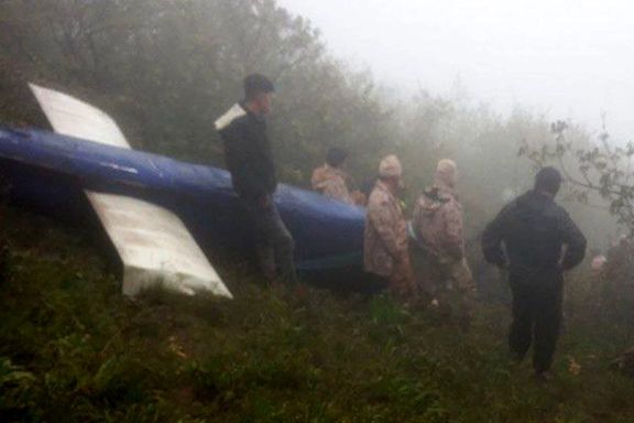 لاشه بالگرد حامل ابراهیم رئیسی و تیم همراه