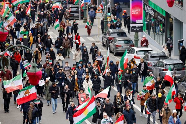 Massive Rally In Brussels Calls For Designating IRGC As Terror Group