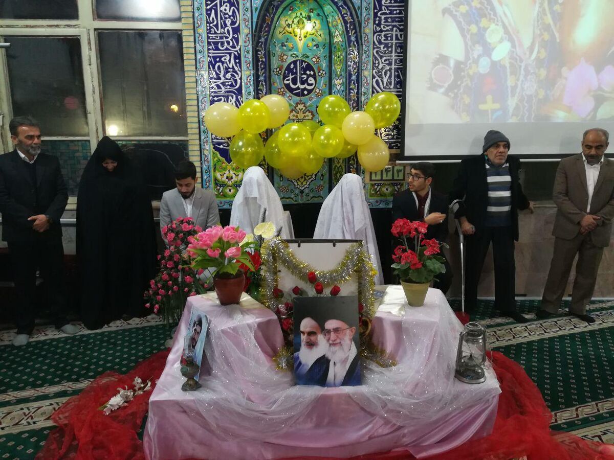برگزاری مراسم عقد و ازدواج در یک مسجد مشهد