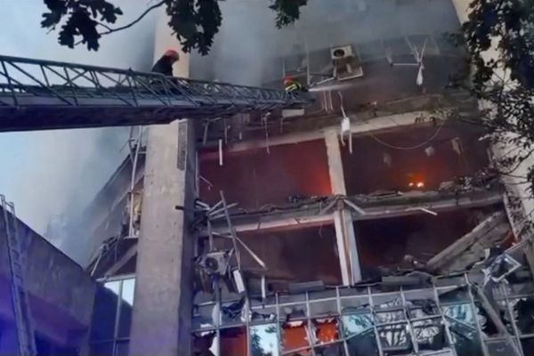 Russia Attacks Ukraine Grain, Cities With Iranian Drones