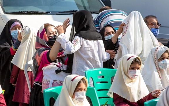 First day of school in Iran. September 21, 2021
