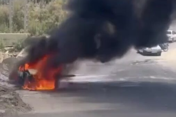 انفجار در مسیر کاروان نیروهای نظامی در ایرانشهر؛ دو خودروی زرهی منهدم شد