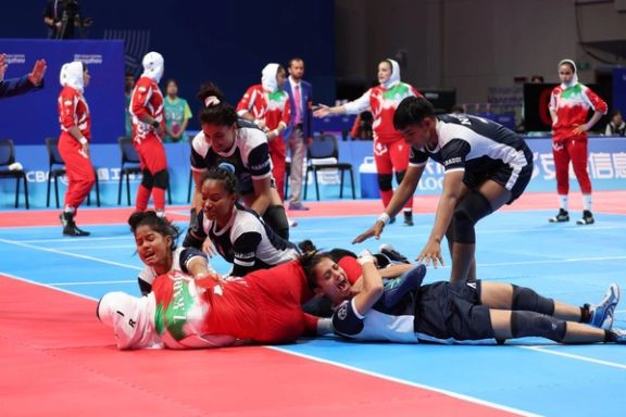 بازیهای آسیایی هانگژو؛ تیم کبدی زنان ایران، نپال را شکست داد