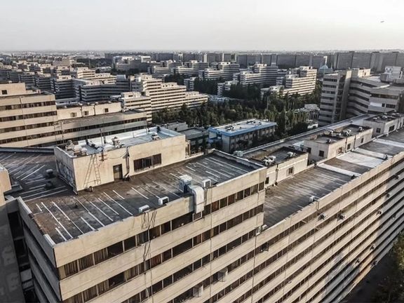 A view of the massive Ekbatan apartment blocks. Undated