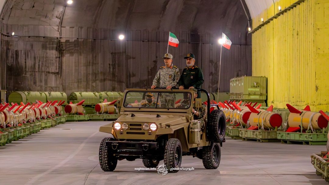 تصاویر منتشر شده در رسانه‌های رسمی جمهوری اسلامی از مکانی که شهر موشکی جدید معرفی شده است