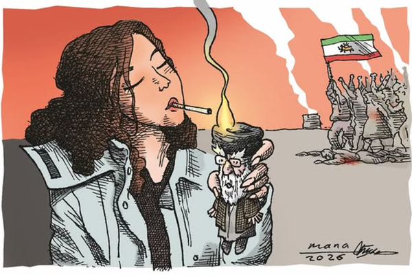 کارتون، تصویر، اعتراض؛ همراهی هنرمندان با انقلاب ملی ایرانیان