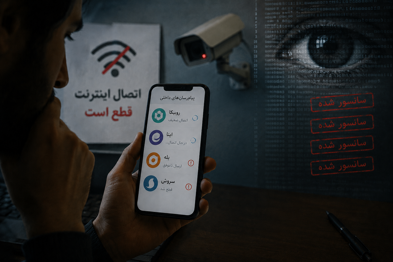 پیام‌رسان‌ها و برنامه‌های داخلی با سانسور، رصد کاربران و ناکارآمدی گره خورده‌اند