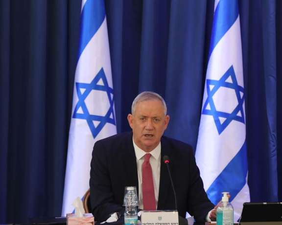 Israeli defense minister Benny Gantz