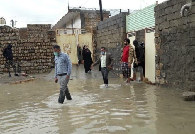 بارش‌های شدید و سیل در غرب ایران؛ مسدود شدن جاده‌ها و آسیب‌دیدگی ۱۰۰ ساختمان در ایلام 
