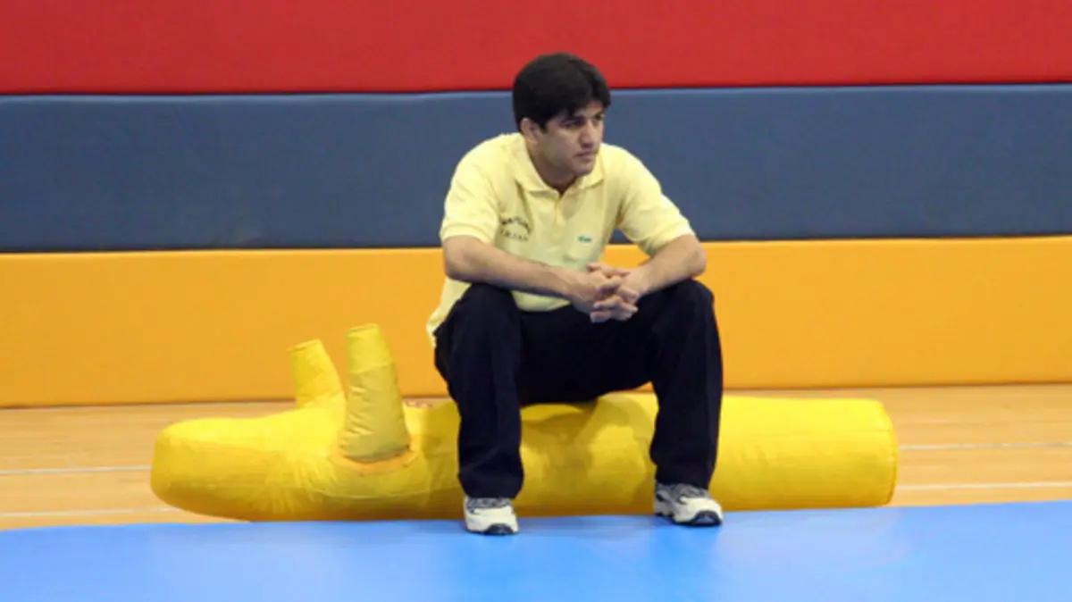 Sardar Pashaei, former World Wrestling Champion and national team coach   