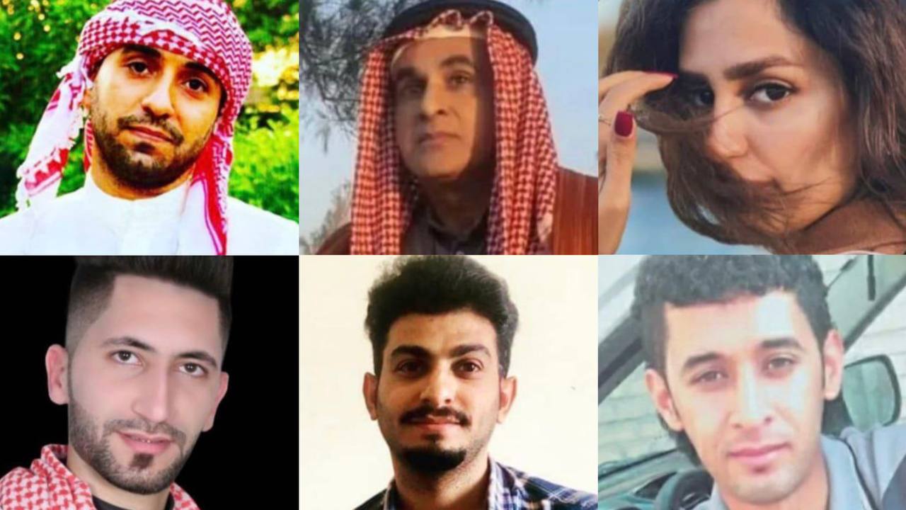 تصاویر شماری از شهروندان عرب بازداشت شده در خوزستان