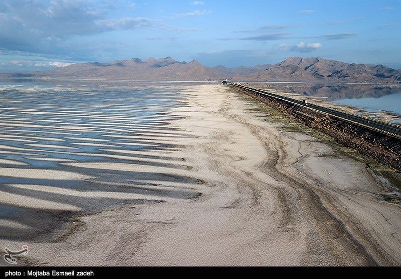 A view from Lake Urmia 