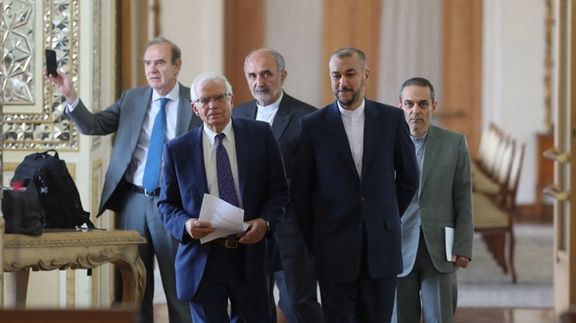 European Union foreign policy chief Josep Borrell visiting Tehran on June 25, 2022