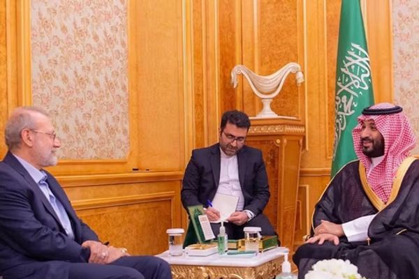 Iran security chief visits Saudi leadership for rare meeting