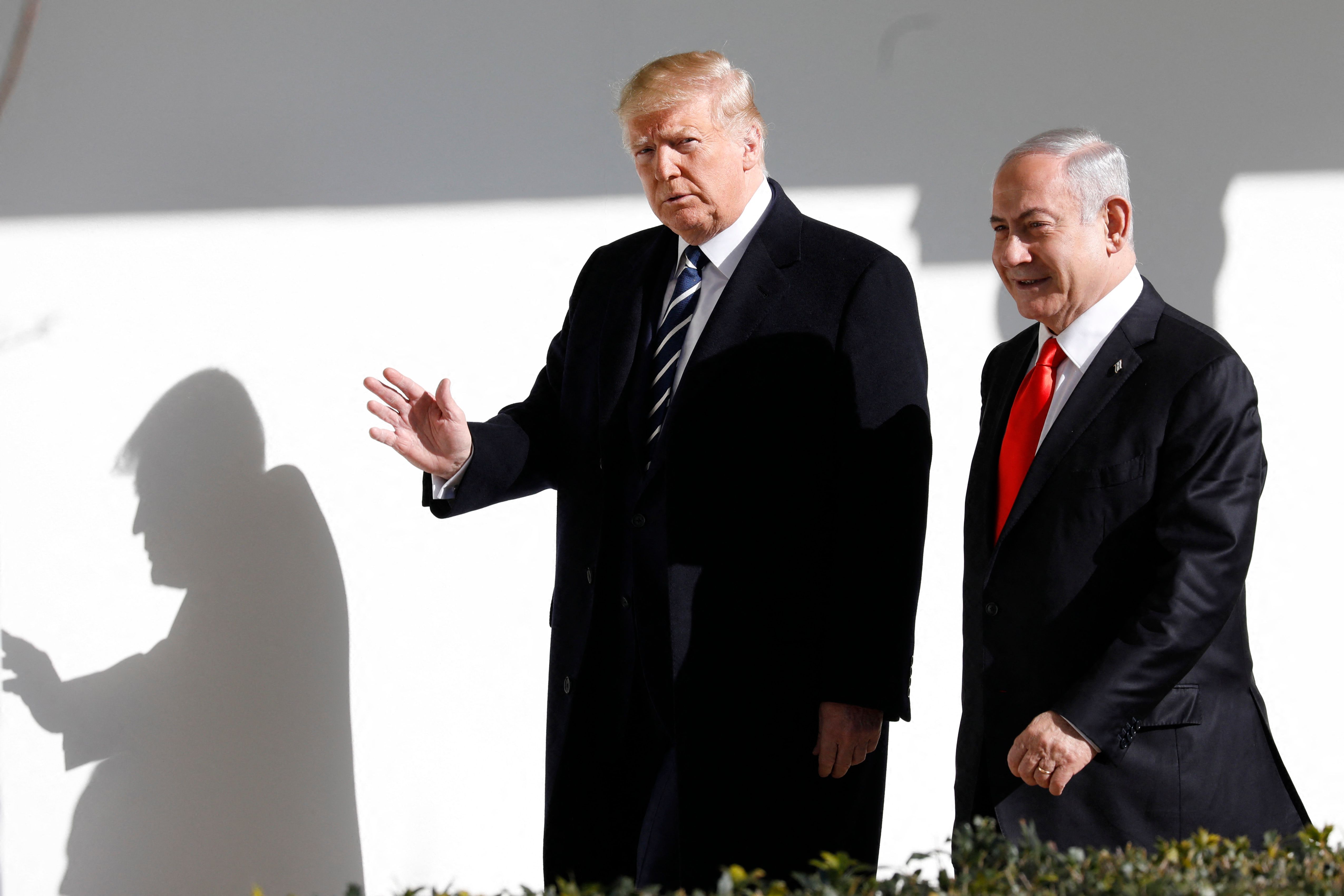 دیدار نتانیاهو و ترامپ در پنج سال پیش 