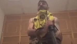 A screengrab from the moment Abol Korkor takes his own life on live video