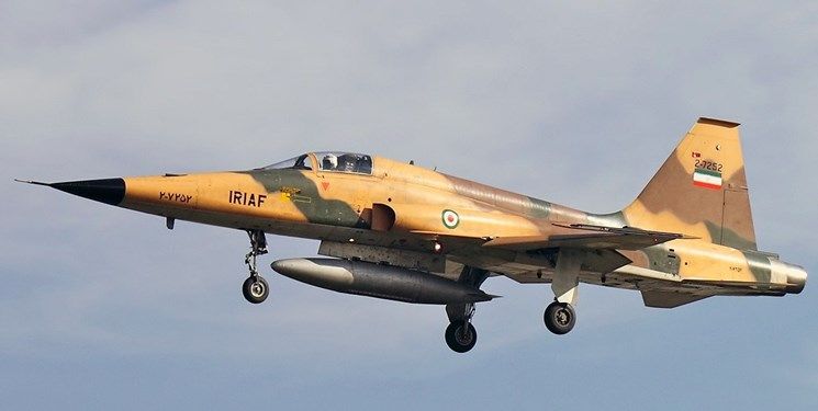 An Vietnam war era F5 warplane still flying in the Iranian air force.