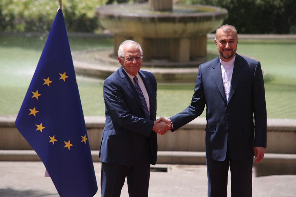 بورل: به امیرعبدللهیان گفتم نگران انتقال موشک‌های بالستیک ایران به روسیه هستیم