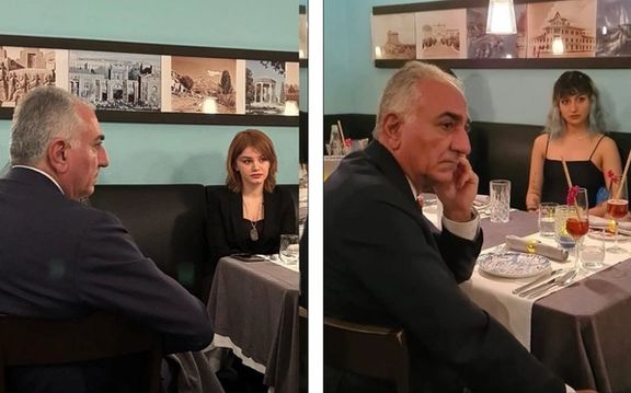 دیدار آرمیتا عباسی و سیما مرادبیگی با شاهزاده رضا پهلوی