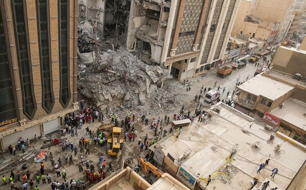 Top Iran Official Admits Corruption In Deadly Building Collapse