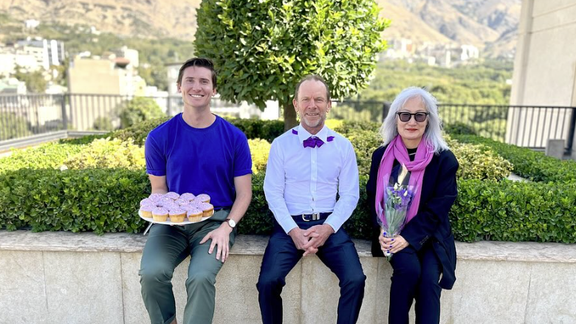 The Australian embassy in Tehran celebrated the 'Wear it Purple Day', the annual LGBTIQA+ awareness day.