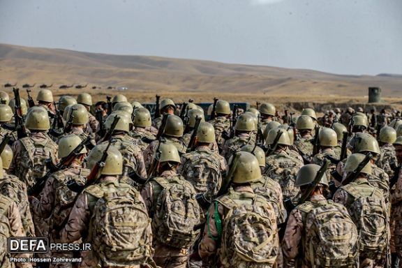 File photo of a group of IRGC members