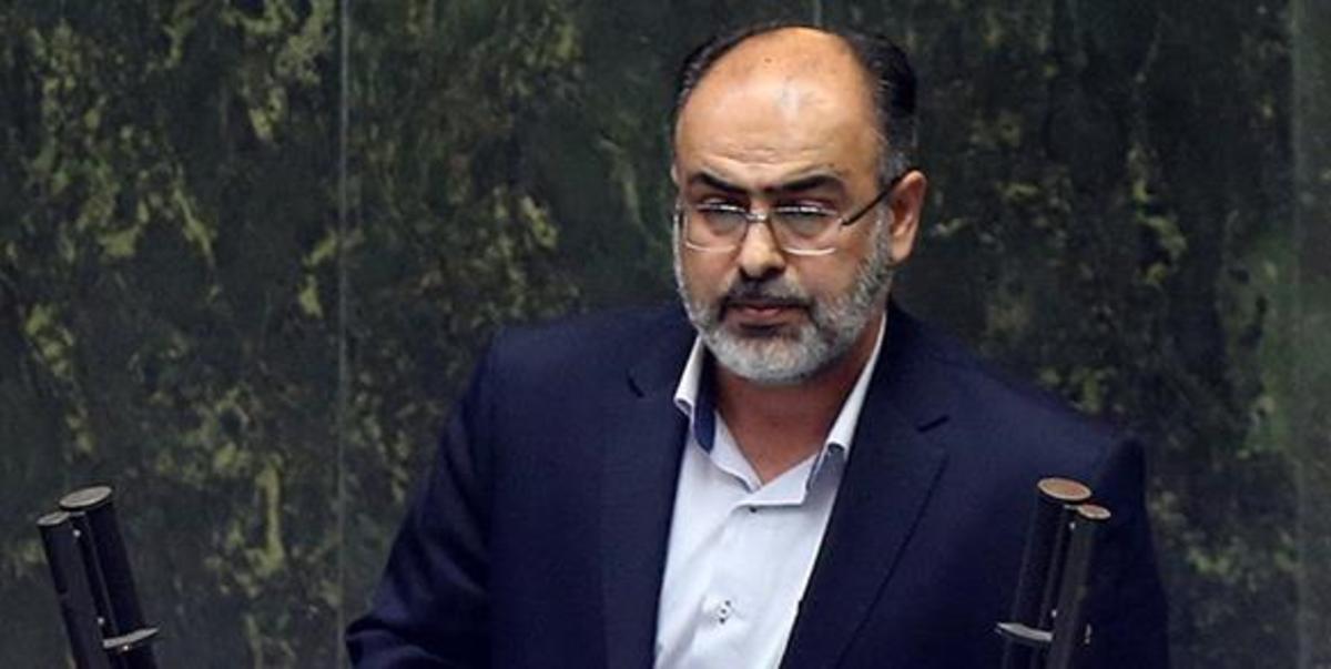 Hardliner Iranian lawmaker Mehrdad Veis Karami speaking in parliament. FILE