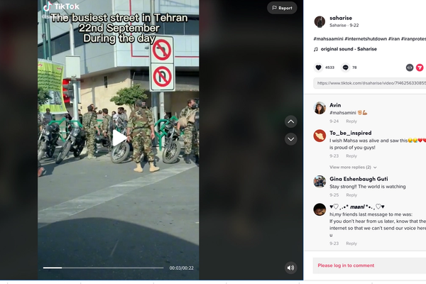 Iranian Protesters Turn To Tiktok To Circumvent Censors