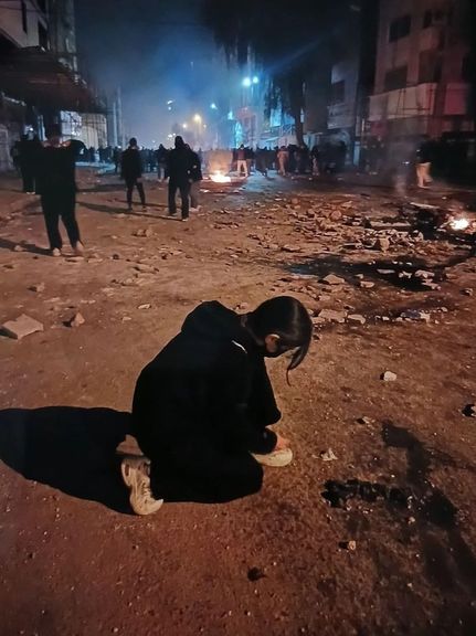 دختر معترض در بندرعباس - ۱۹ دیماه ۱۴۰۴