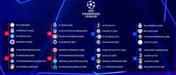 بارسلونا، بایرنمونیخ و اینتر در گروه مرگ؛ همگروهی طارمی و آزمون در لیگ قهرمانان اروپا