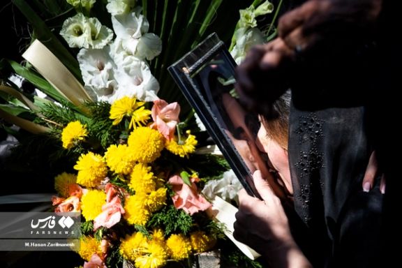 Armita Geravand’s funeral in Tehran