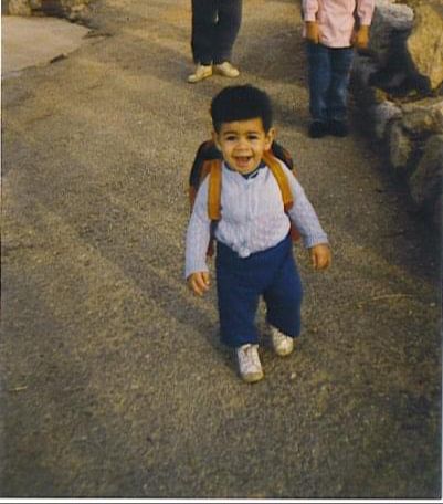 Jonathan Elkhoury as a child in Southern Lebanon. 
