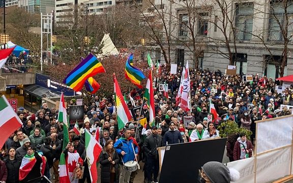 شنبههای اعتراض ایرانیان خارجِ کشور؛ معترضان در روز جهانی حقوق بشر در دهها شهر تجمع کردند