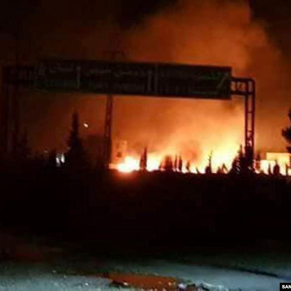 Israeli Planes Reportedly Hit Iranian Targets In Central Syria