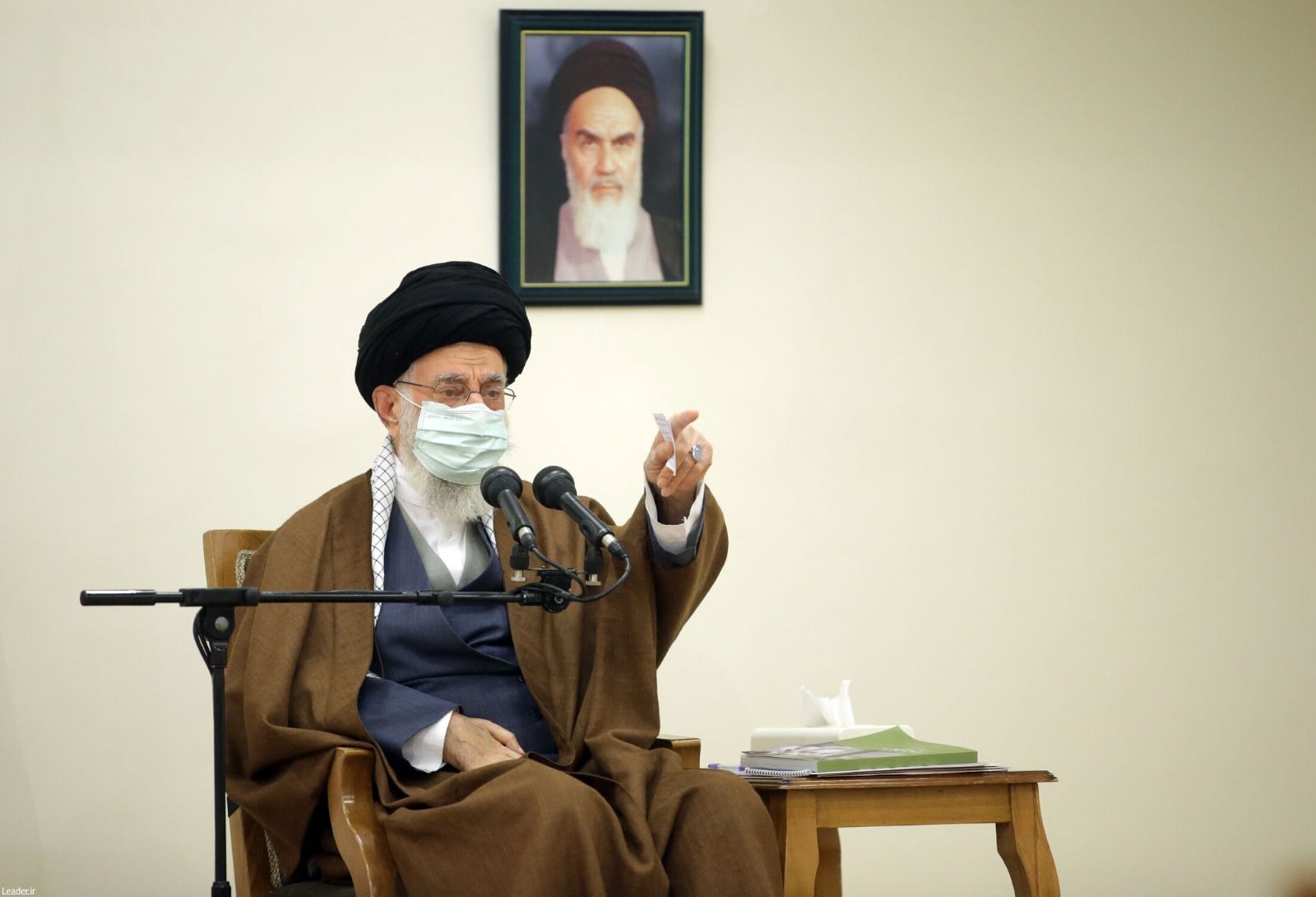 Iran's Supreme Leader Ali Khamanei speaking on Saturday, January1, 2022