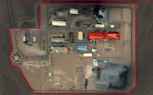 تاسیسات کیک زرد اردکان - از صفحه ارتش اسرائیل در ایکس