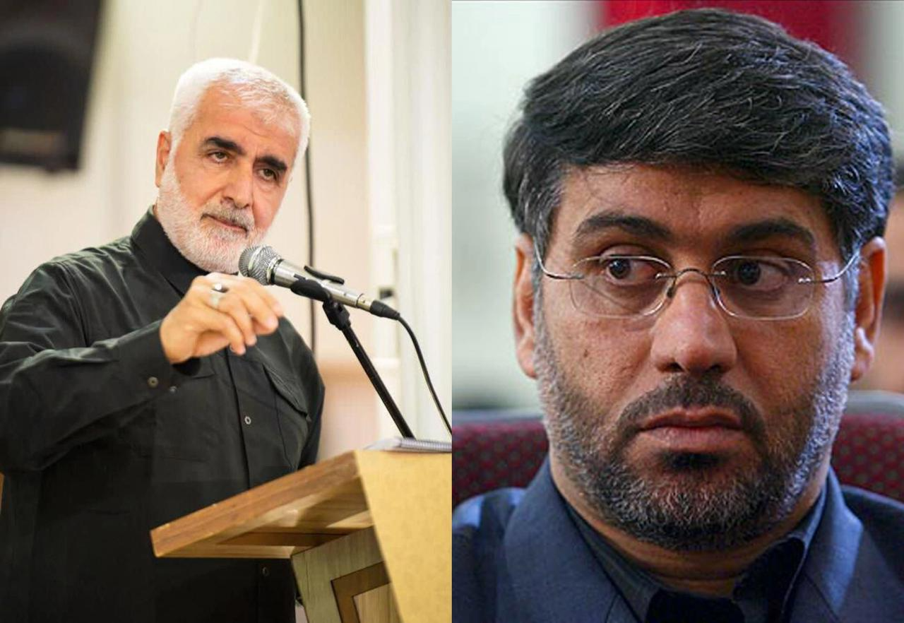 Javad Ghaffari (left) and Reza Seraj