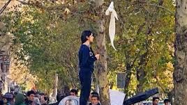 The first woman who in December 2017 took off her headscarf on a busy street in protest. She was later jailed.