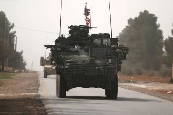 American army vehicles drive north of Manbij city, in Aleppo Governorate, Syria March 9, 2017.
