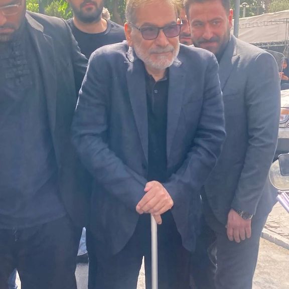 حضور علی شمخانی در مراسم تشییع جنازه فرماندهان کشتهشده در جنگ با اسرائیل