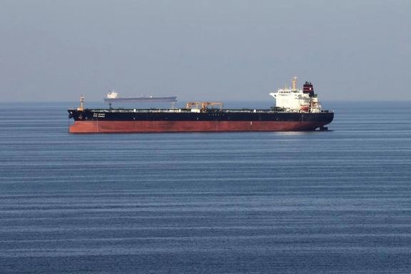 An oil tanker in the Persian Gulf