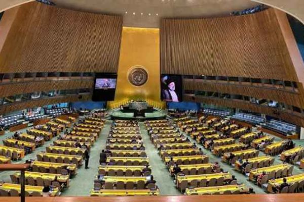 UN General Assembly Hall Empty During Raisi Memorial