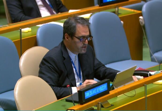 Heidar Ali Balouji, the first Counselor of the Permanent Mission of the Islamic Republic of Iran to the United Nations (undated)