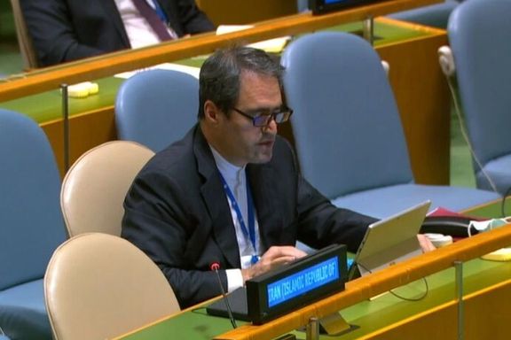 Heidar Ali Balouji, the first Counselor of the Permanent Mission of the Islamic Republic of Iran to the United Nations (undated)