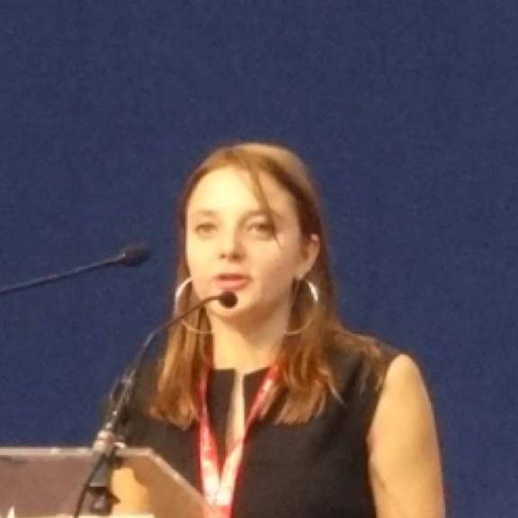 Cécile Kohler, the head of France’s National Federation of Education, Culture and Vocational Training