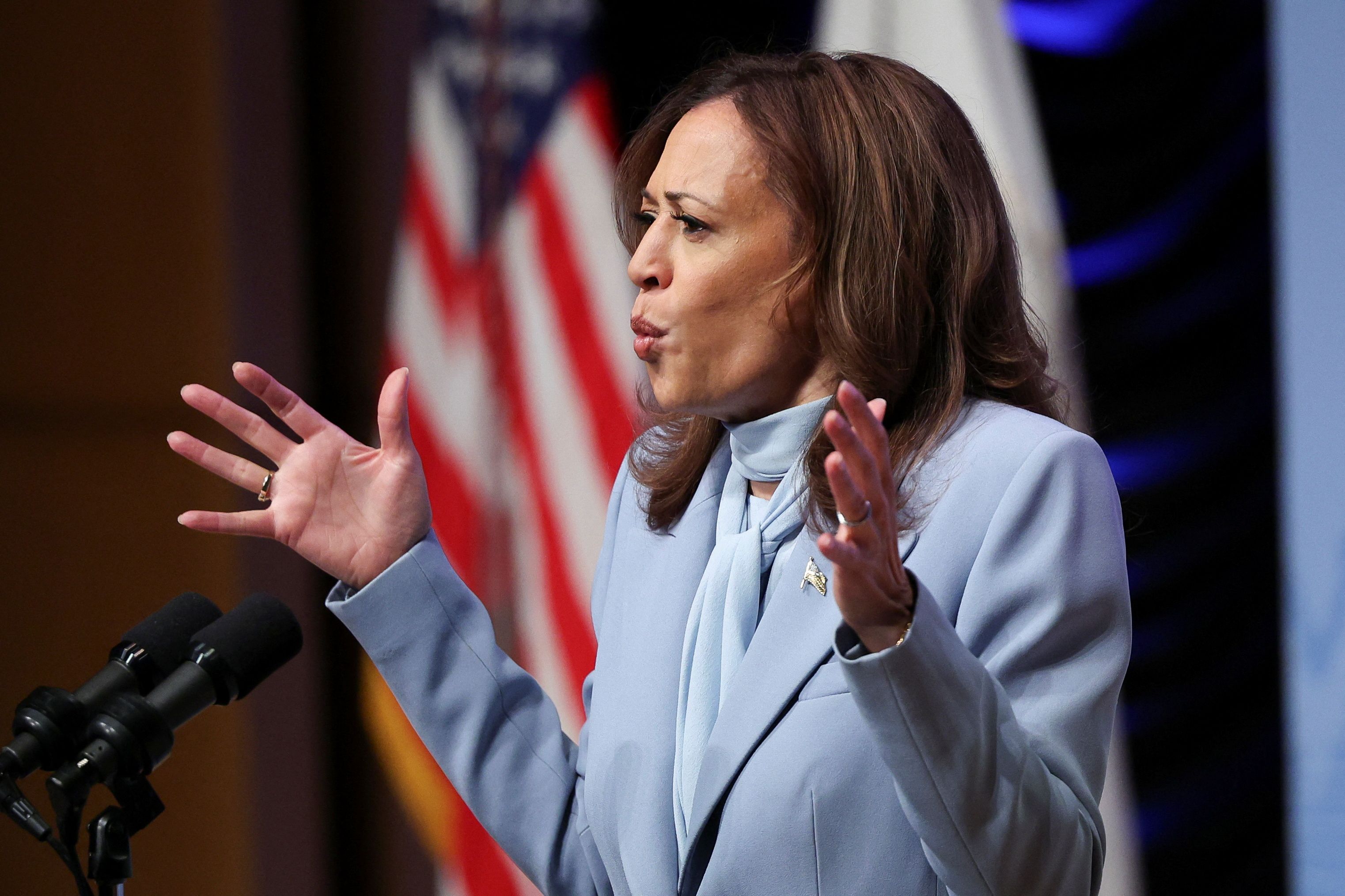 یک نظرسنجی: مسلمانان در چند ایالت کلیدی آمریکا از هریس حمایت نمی‌کنند