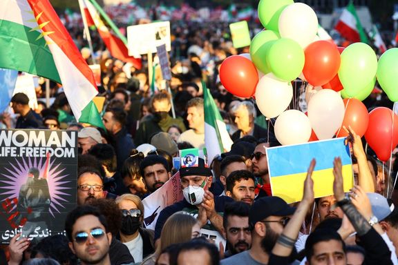 A scene from the Berlin protest on October 22, 2022