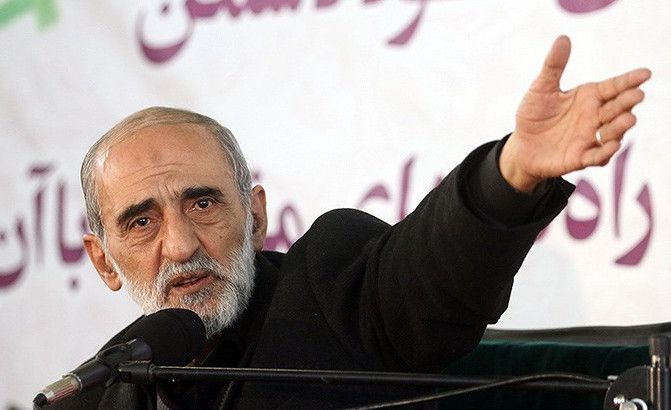 The firebrand editor of Kayhan Hossein Shariatmadari. File photo
